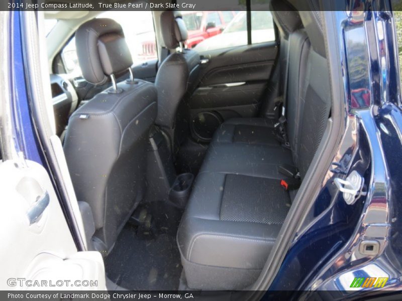 True Blue Pearl / Dark Slate Gray 2014 Jeep Compass Latitude