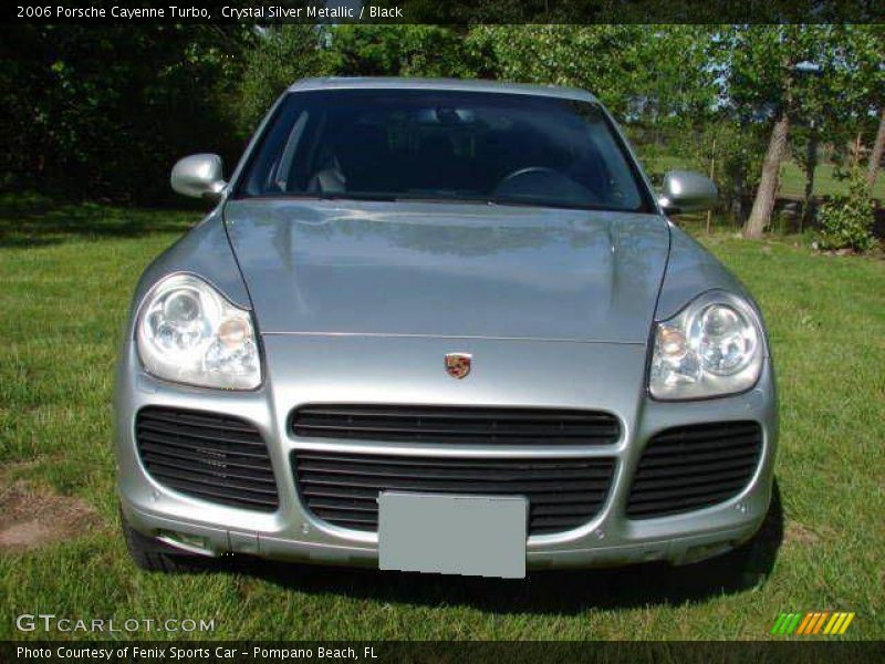 Crystal Silver Metallic / Black 2006 Porsche Cayenne Turbo