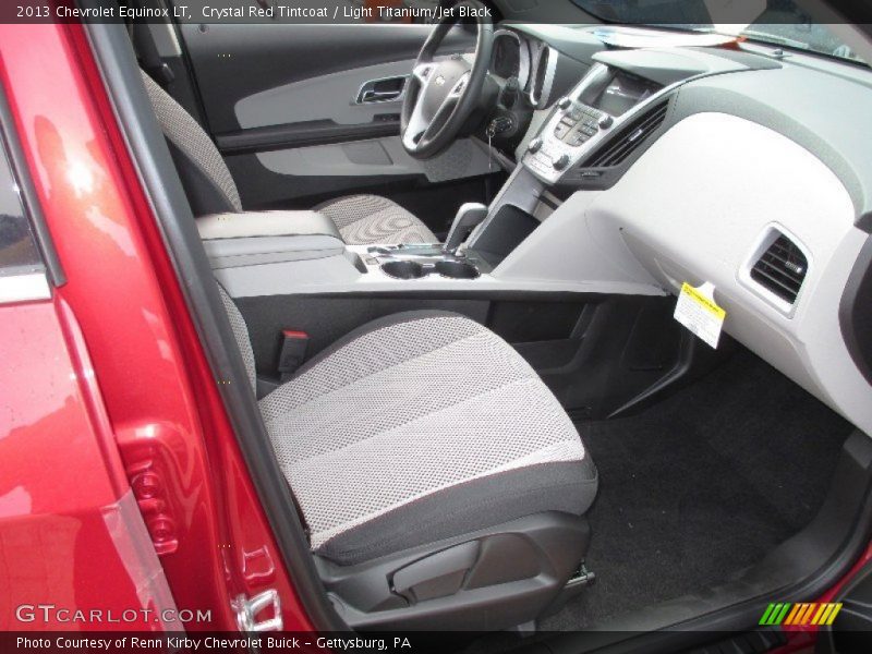 Crystal Red Tintcoat / Light Titanium/Jet Black 2013 Chevrolet Equinox LT