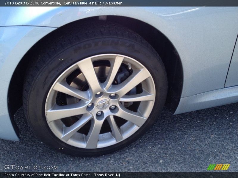 Cerulean Blue Metallic / Alabaster 2010 Lexus IS 250C Convertible