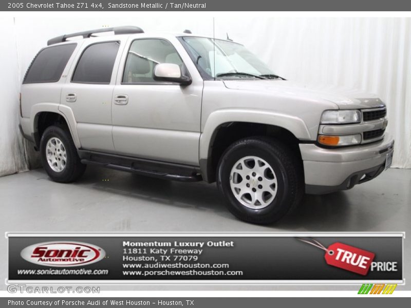 Sandstone Metallic / Tan/Neutral 2005 Chevrolet Tahoe Z71 4x4