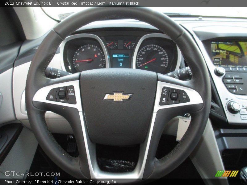 Crystal Red Tintcoat / Light Titanium/Jet Black 2013 Chevrolet Equinox LT