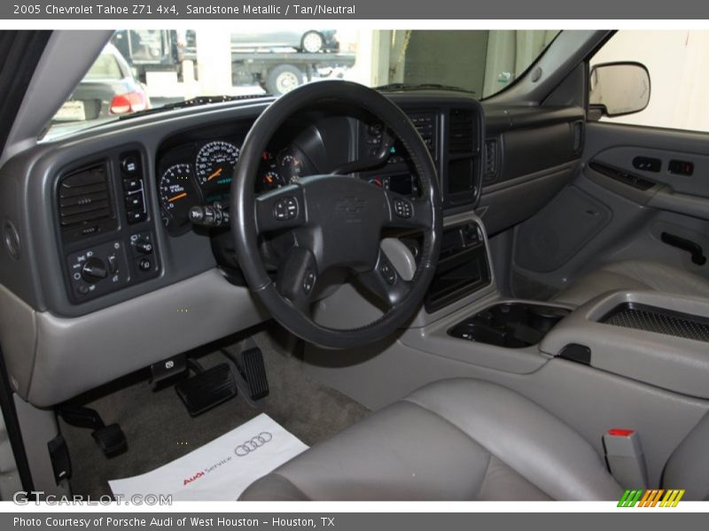 Sandstone Metallic / Tan/Neutral 2005 Chevrolet Tahoe Z71 4x4