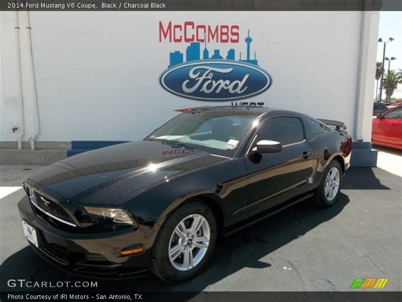 Black / Charcoal Black 2014 Ford Mustang V6 Coupe