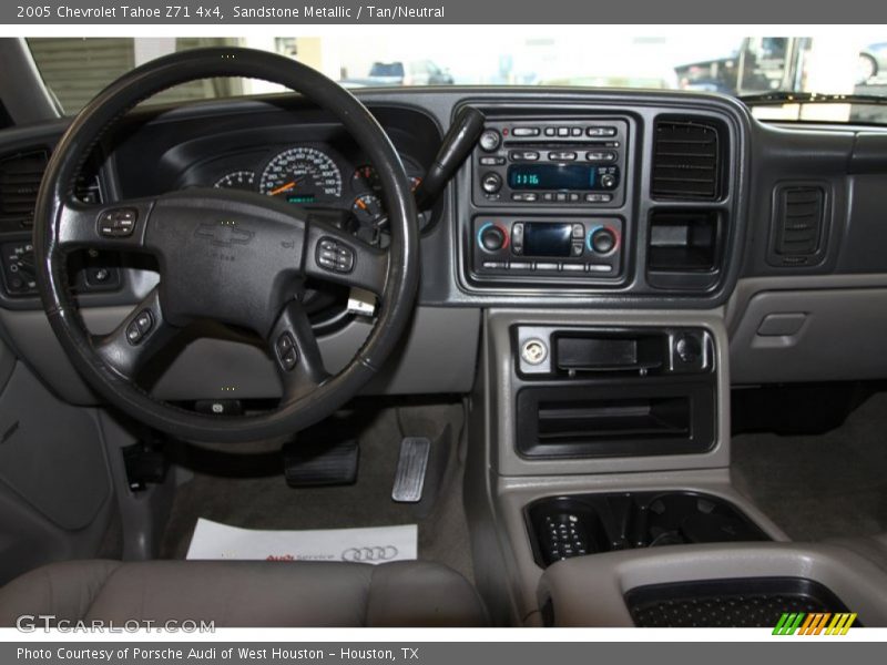 Sandstone Metallic / Tan/Neutral 2005 Chevrolet Tahoe Z71 4x4