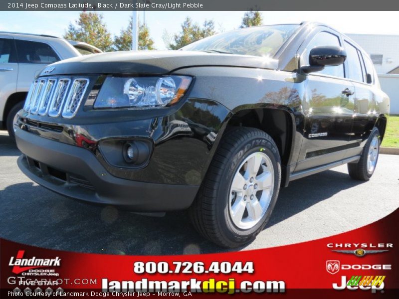 Black / Dark Slate Gray/Light Pebble 2014 Jeep Compass Latitude