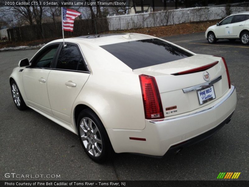 Vanilla Latte / Light Titanium/Ebony 2010 Cadillac CTS 3.0 Sedan