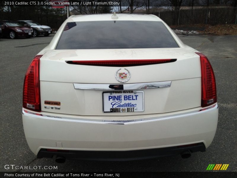 Vanilla Latte / Light Titanium/Ebony 2010 Cadillac CTS 3.0 Sedan