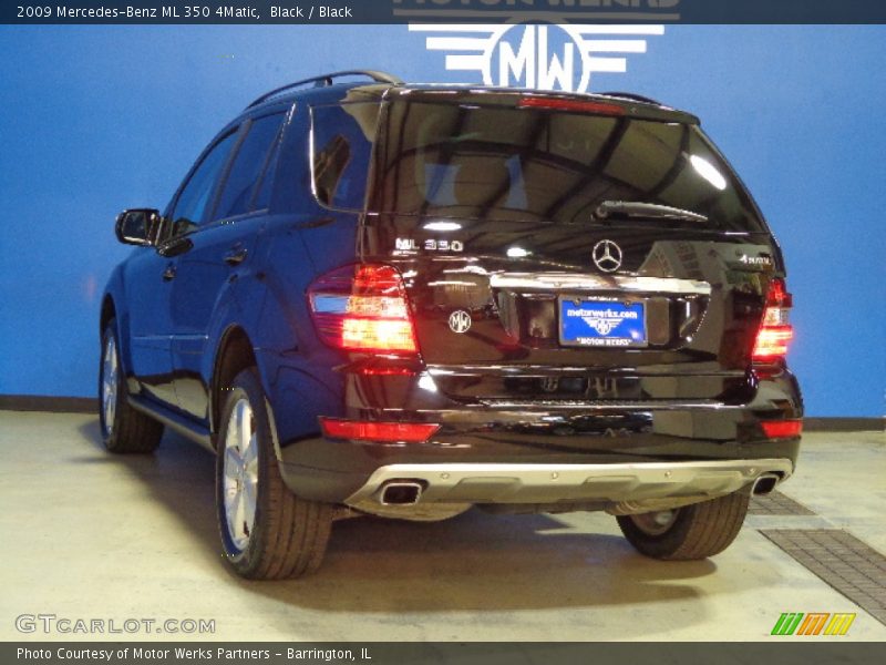 Black / Black 2009 Mercedes-Benz ML 350 4Matic