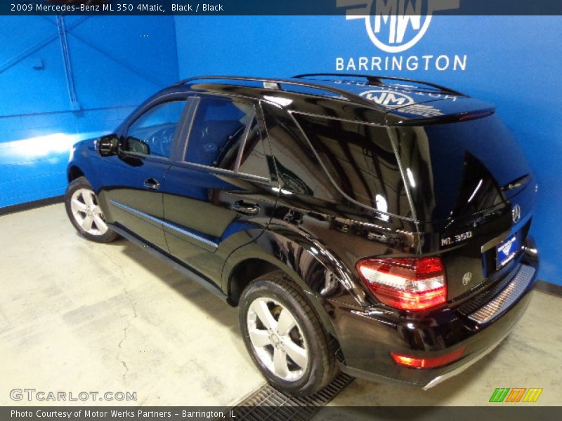 Black / Black 2009 Mercedes-Benz ML 350 4Matic