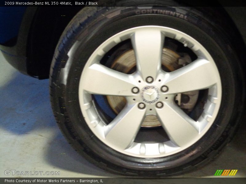 Black / Black 2009 Mercedes-Benz ML 350 4Matic