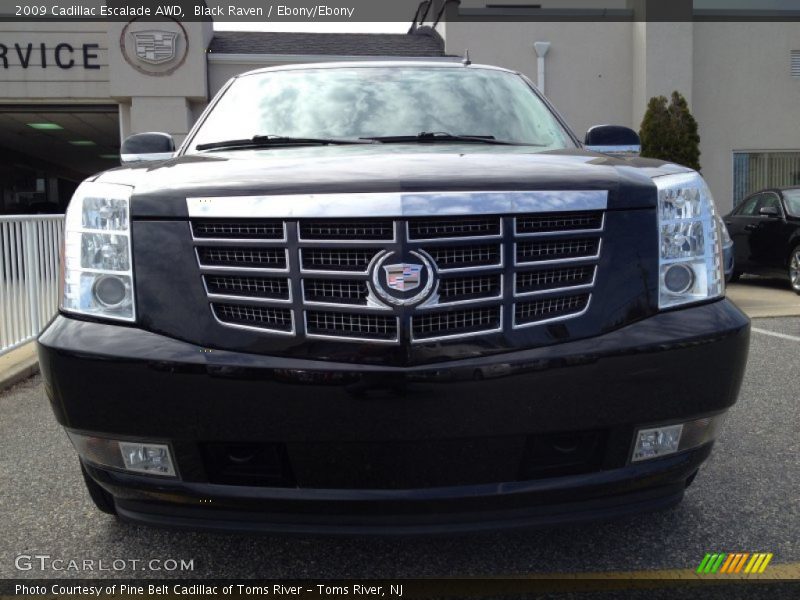 Black Raven / Ebony/Ebony 2009 Cadillac Escalade AWD