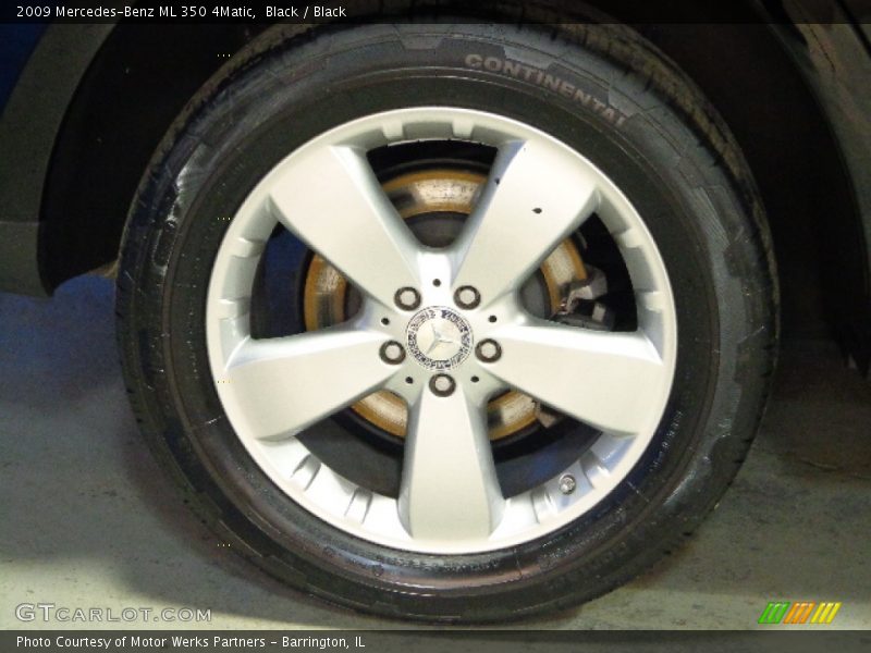 Black / Black 2009 Mercedes-Benz ML 350 4Matic
