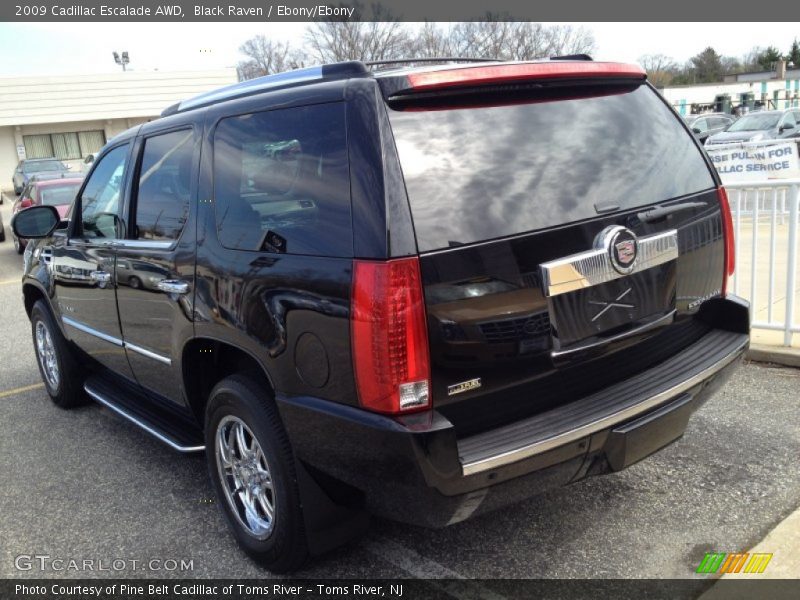 Black Raven / Ebony/Ebony 2009 Cadillac Escalade AWD