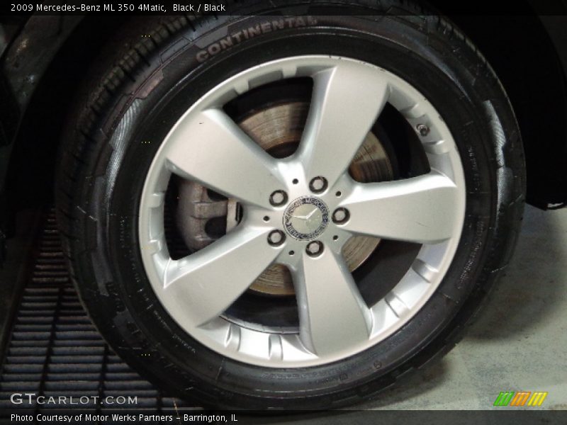 Black / Black 2009 Mercedes-Benz ML 350 4Matic
