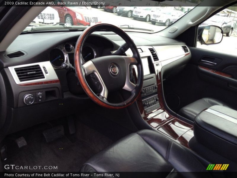 Black Raven / Ebony/Ebony 2009 Cadillac Escalade AWD