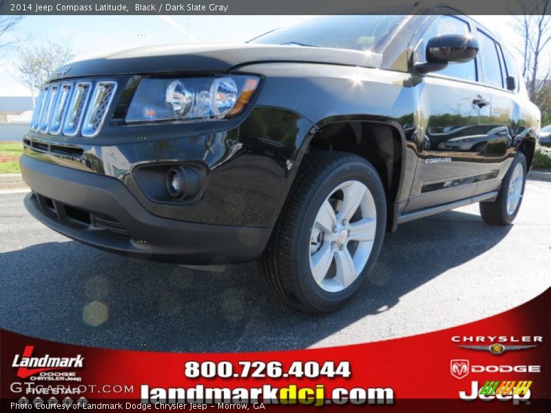 Black / Dark Slate Gray 2014 Jeep Compass Latitude