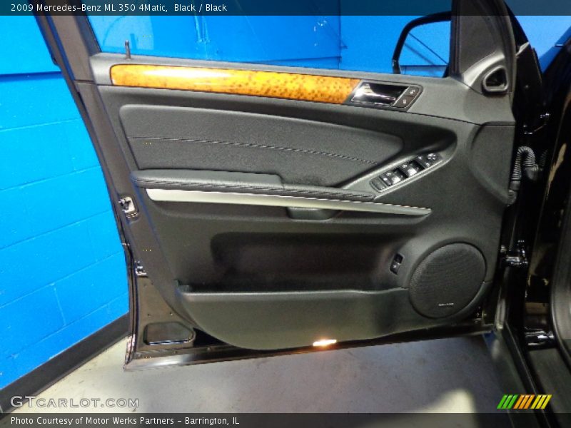 Black / Black 2009 Mercedes-Benz ML 350 4Matic