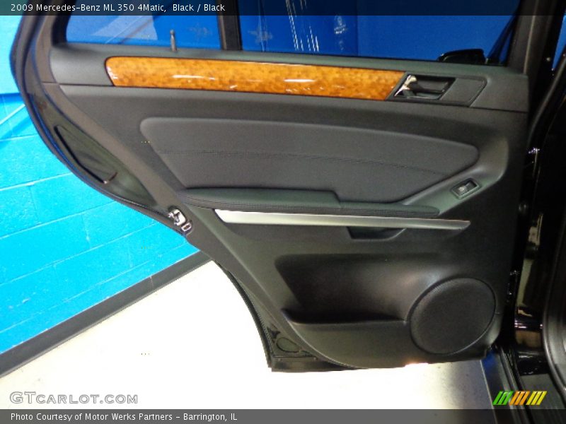 Black / Black 2009 Mercedes-Benz ML 350 4Matic