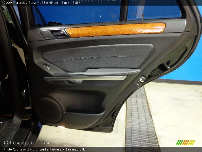 Black / Black 2009 Mercedes-Benz ML 350 4Matic