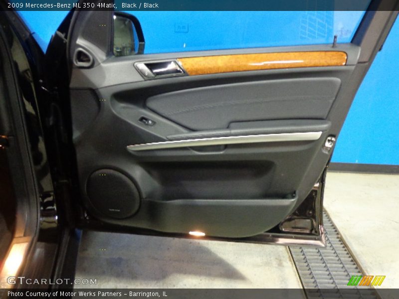 Black / Black 2009 Mercedes-Benz ML 350 4Matic