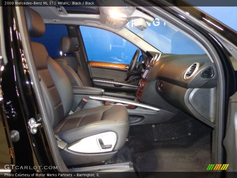 Black / Black 2009 Mercedes-Benz ML 350 4Matic