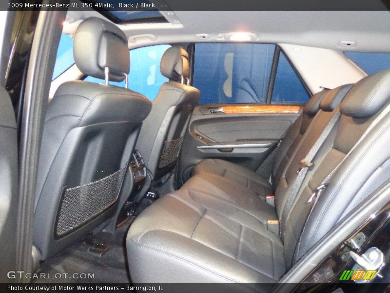 Black / Black 2009 Mercedes-Benz ML 350 4Matic