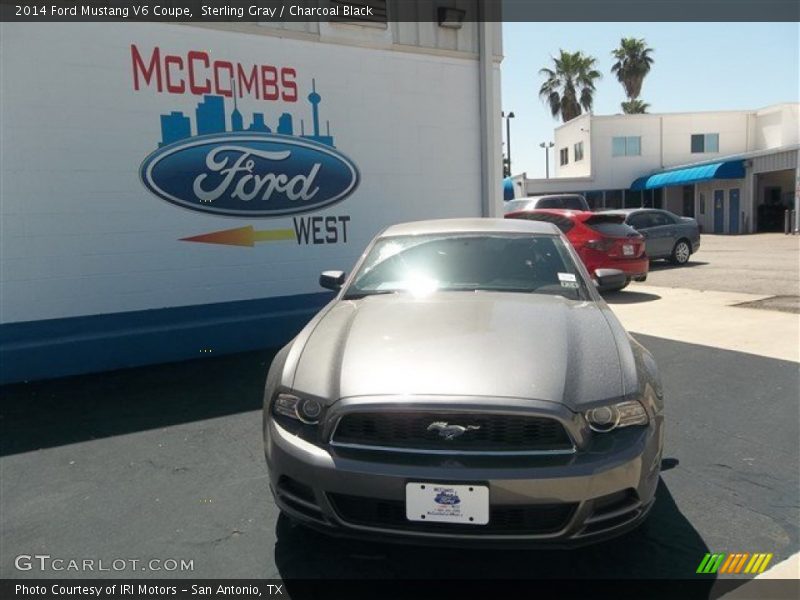 Sterling Gray / Charcoal Black 2014 Ford Mustang V6 Coupe
