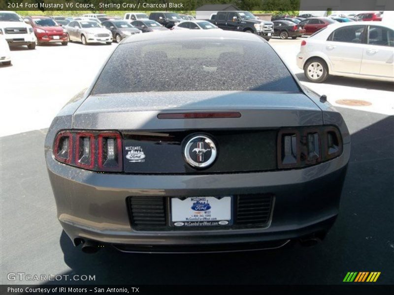 Sterling Gray / Charcoal Black 2014 Ford Mustang V6 Coupe