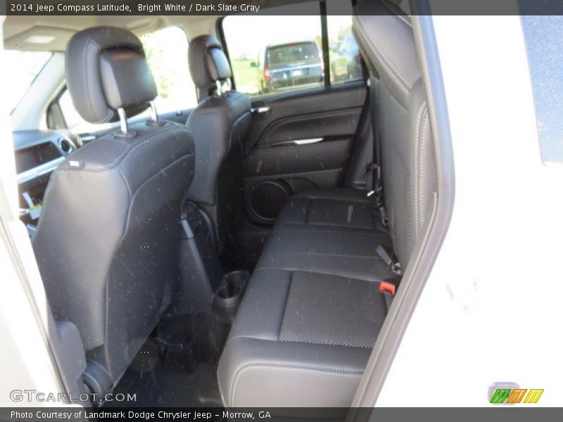 Bright White / Dark Slate Gray 2014 Jeep Compass Latitude