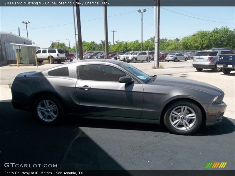 Sterling Gray / Charcoal Black 2014 Ford Mustang V6 Coupe