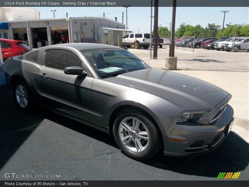 Sterling Gray / Charcoal Black 2014 Ford Mustang V6 Coupe