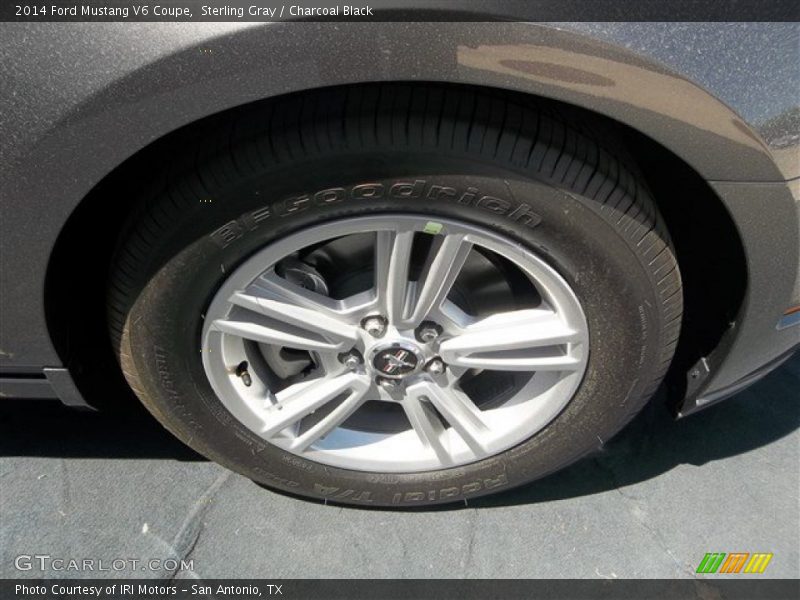 Sterling Gray / Charcoal Black 2014 Ford Mustang V6 Coupe