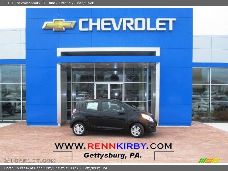 Black Granite / Silver/Silver 2013 Chevrolet Spark LT