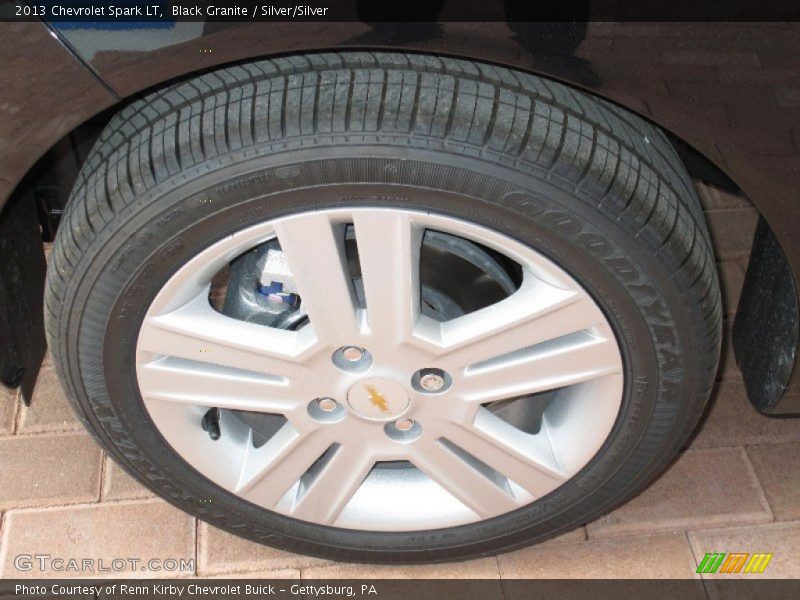 Black Granite / Silver/Silver 2013 Chevrolet Spark LT