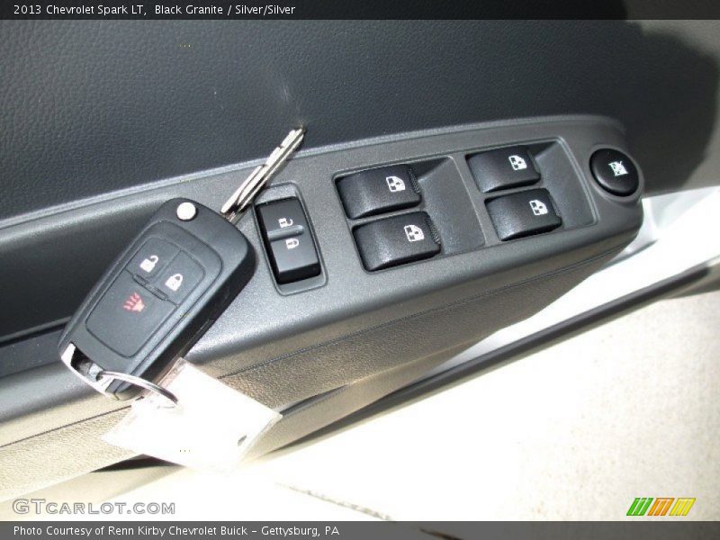 Black Granite / Silver/Silver 2013 Chevrolet Spark LT