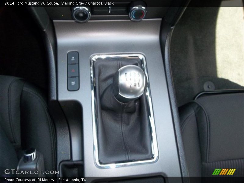 Sterling Gray / Charcoal Black 2014 Ford Mustang V6 Coupe