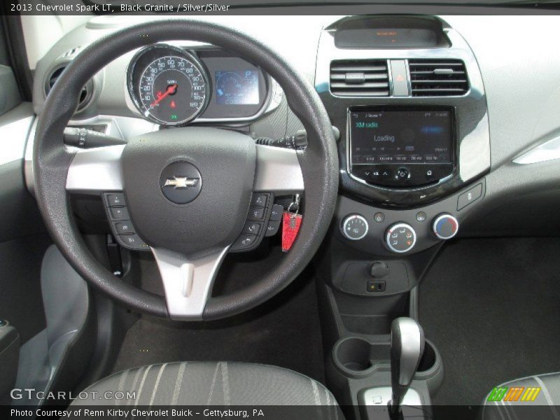 Black Granite / Silver/Silver 2013 Chevrolet Spark LT