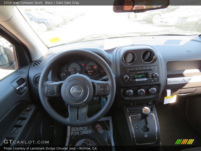 Black / Dark Slate Gray 2014 Jeep Compass Sport