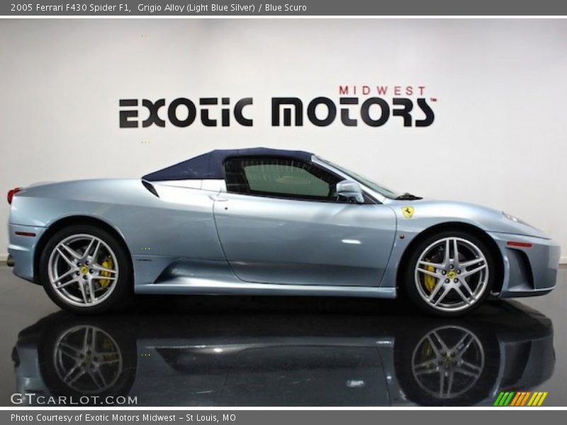 Grigio Alloy (Light Blue Silver) / Blue Scuro 2005 Ferrari F430 Spider F1