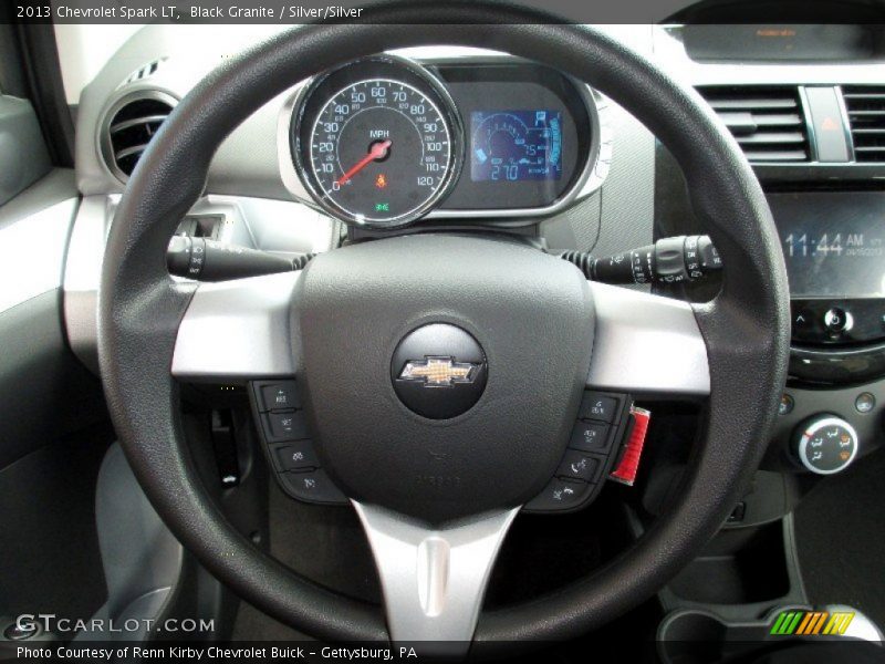 Black Granite / Silver/Silver 2013 Chevrolet Spark LT