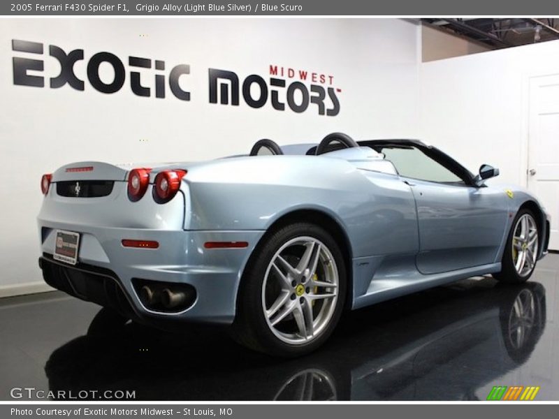 Grigio Alloy (Light Blue Silver) / Blue Scuro 2005 Ferrari F430 Spider F1