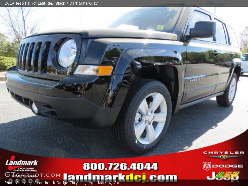 Black / Dark Slate Gray 2014 Jeep Patriot Latitude