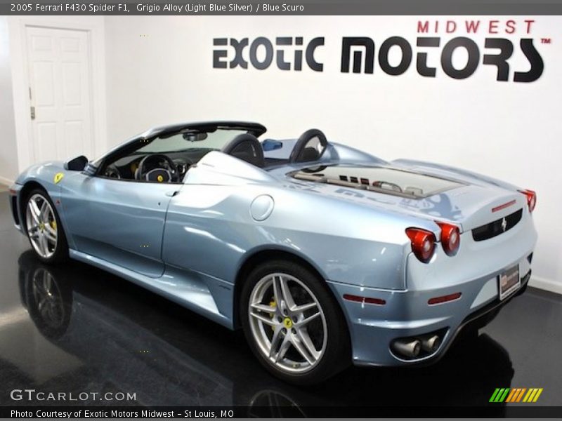Grigio Alloy (Light Blue Silver) / Blue Scuro 2005 Ferrari F430 Spider F1