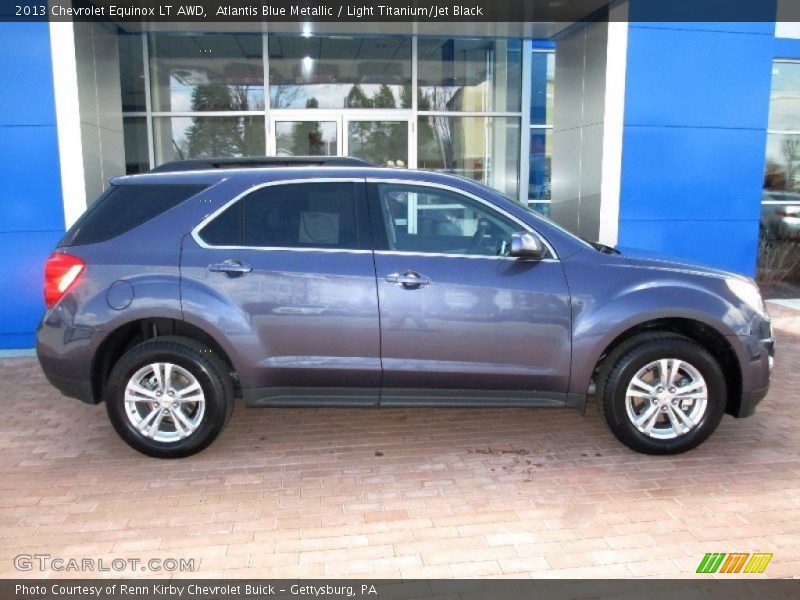 Atlantis Blue Metallic / Light Titanium/Jet Black 2013 Chevrolet Equinox LT AWD
