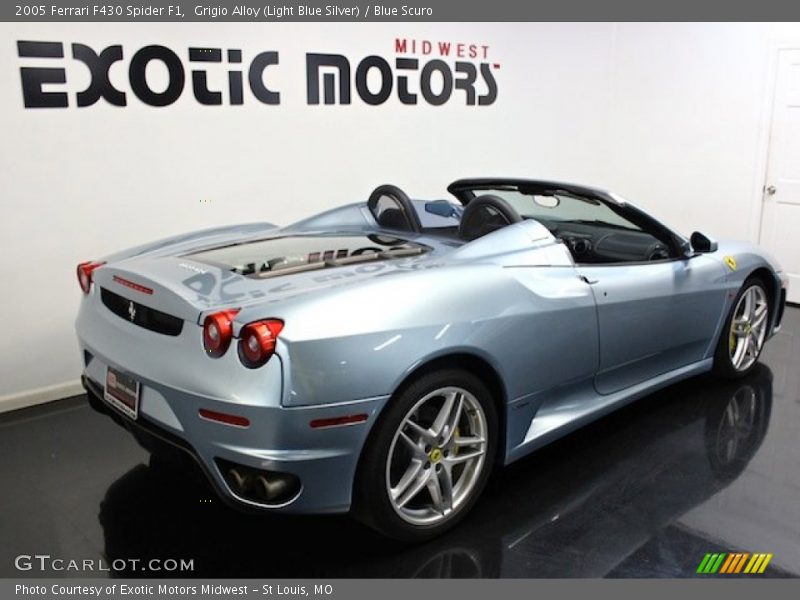 Grigio Alloy (Light Blue Silver) / Blue Scuro 2005 Ferrari F430 Spider F1