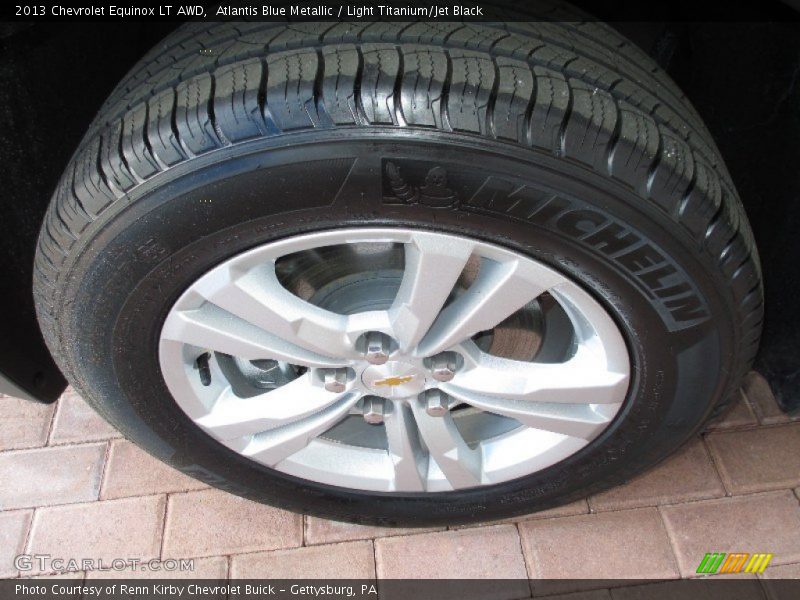 Atlantis Blue Metallic / Light Titanium/Jet Black 2013 Chevrolet Equinox LT AWD