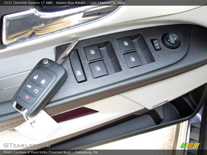 Atlantis Blue Metallic / Light Titanium/Jet Black 2013 Chevrolet Equinox LT AWD