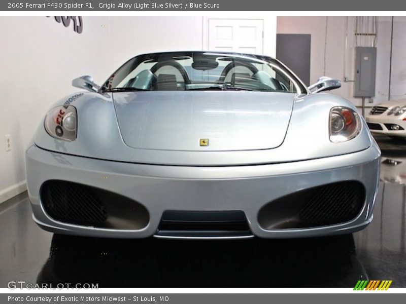 Grigio Alloy (Light Blue Silver) / Blue Scuro 2005 Ferrari F430 Spider F1