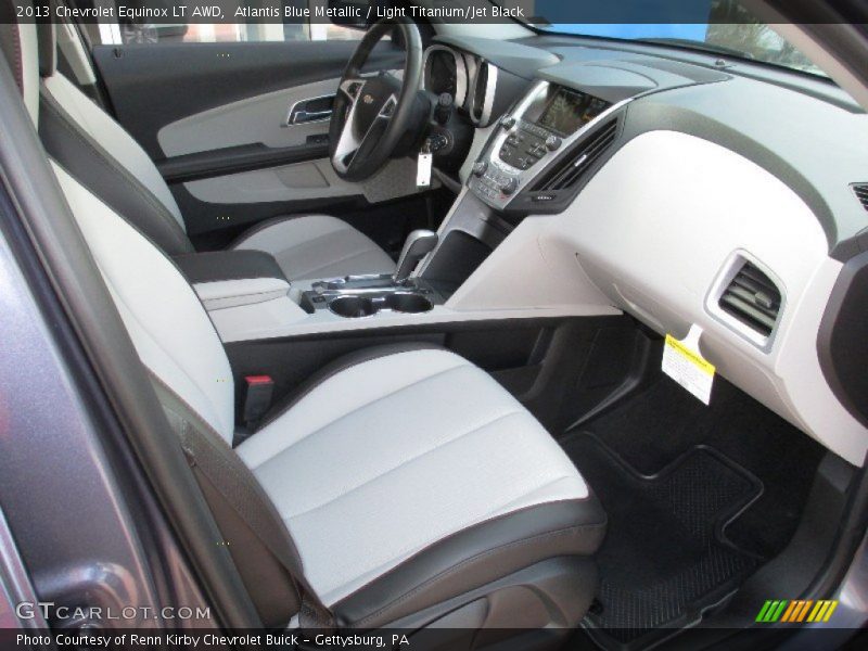 Atlantis Blue Metallic / Light Titanium/Jet Black 2013 Chevrolet Equinox LT AWD